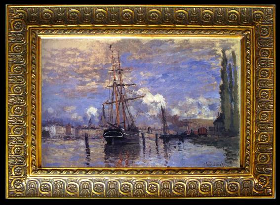 framed  Claude Monet THe Seine at Rouen, Ta086